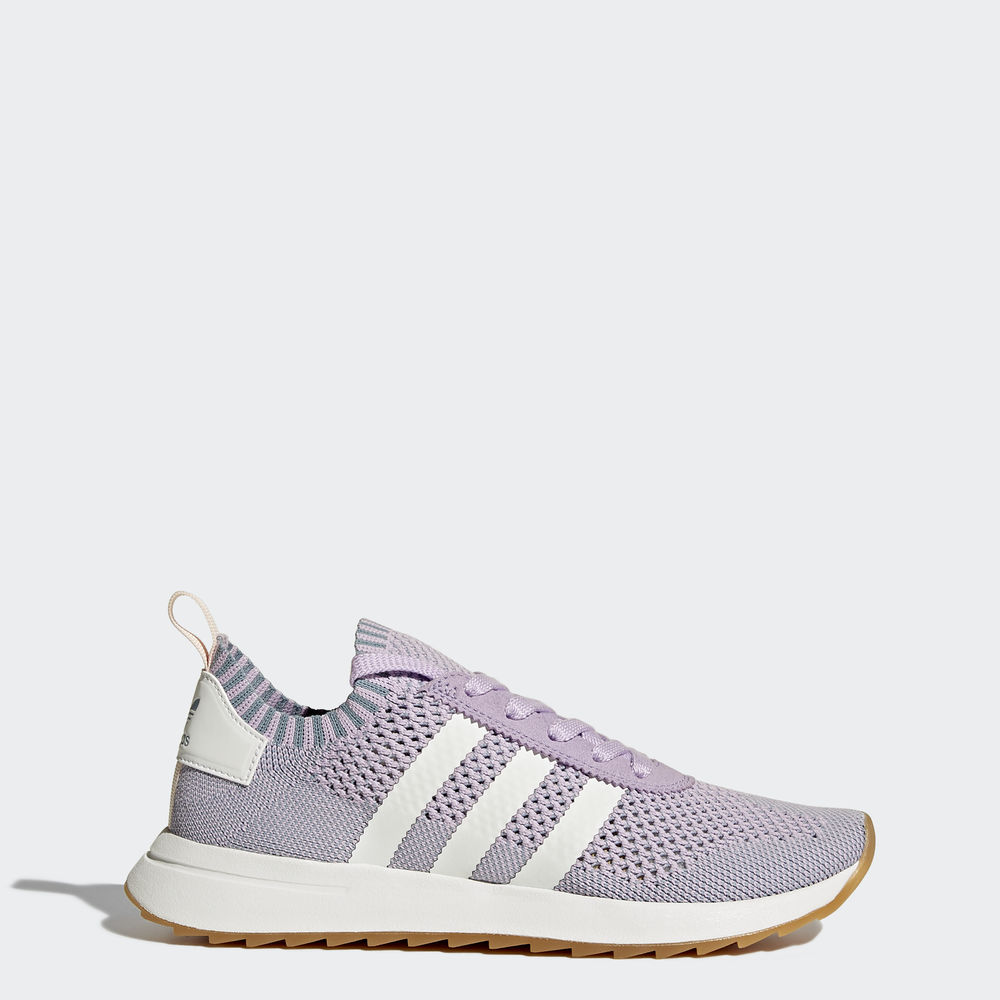 Adidas Flashback Primeknit - Originals γυναικεια - Μωβ/Ασπρα/Μπλε,Μέγεθος: EU 36 – 54 2/3 (341TSQVD)